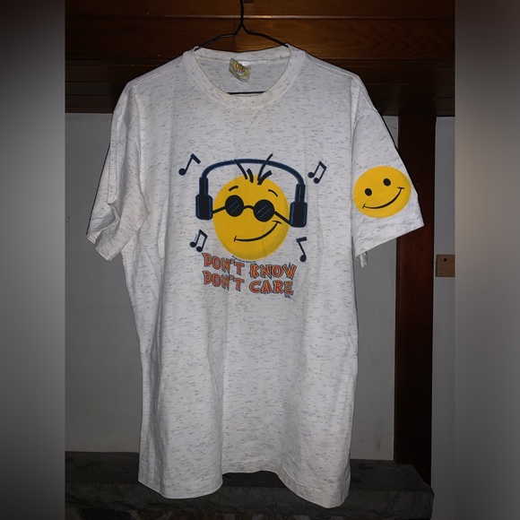 Vintage dont know dont care shirt - Picture 1 of 3